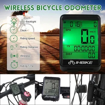 Calculator de biciclete Impermeabil Wireless LCD Kilometraj Bicicleta Speedomet Calculator Digital Ciclu de Biciclete în aer liber, Biciclete Accesorii