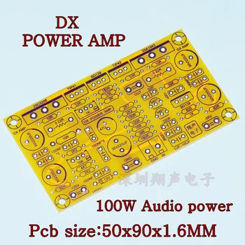 2 BUC DX AMP de 100W 4R mono amplificator audio de bord PE 5200 1943 + TIP41 / TIP42 + PE 2N5401 Diferențial de intrare etapă amp bord