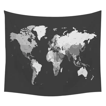 Harta lumii Tapiserie de Perete Harta Tapiserie Decoratiuni Boem Decor Acasă Hippie, Boho Tapiserie de Perete 130*150cm 150*200 cm