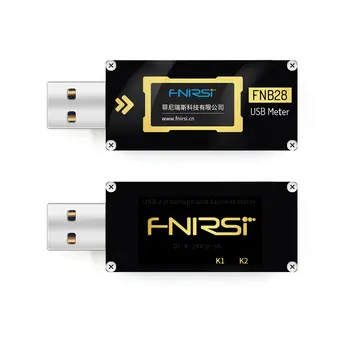 Tester USB FNB 28 de Curent și de Tensiune Metru QC2.0/QC3.0/FCP/SCP/AFC Rapid de Încărcare de Protocol de Declanșare Test de Capacitate