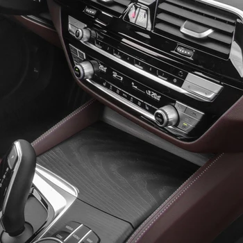 Mașină Reală Fibra de Carbon Ceașcă Titularul Până Decor Acoperi Accesoriile pentru BMW Seria 5 G30 G38 2017-2018