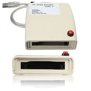Fierbinte Cititor de Carduri de Memorie Adaptor USB 2.0 la 68 de Pini PCMCIA ATA Flash Disk Memorie Card Reader Adaptor Convertor