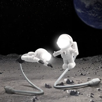 2020 Nou Ajunge Astronaut USB LED Lumini de Noapte Pentru Acasă Casca Comutator Lampă de Noapte, Pentru Muncă, Cât și Cadouri pentru Copii în Spațiul Om Lampa