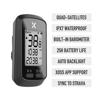 XOSS G/G Plus Wireless GPS Vitezometru Bicicleta MTB Biciclete Bluetooth ANT+ cu Cadență Calculator Ciclism Garmin nu IGPS