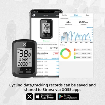 XOSS G/G Plus Wireless GPS Vitezometru Bicicleta MTB Biciclete Bluetooth ANT+ cu Cadență Calculator Ciclism Garmin nu IGPS