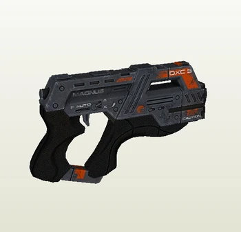 Mass Effect 3 M-6 Pistol 1:1 Scara de Hârtie Model 3D Manual DIY Jucărie Pentru Copii Cosplay