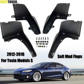 Masina Apărătoare De Noroi Pentru Tesla Model S 2012 - 2019 Noroi Apărătorile De Noroi, Noroi Frontal Aripa Spate Protector