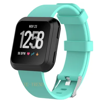 100BUC curea de Ceas Pentru Fitbit-Versa banda de Silicon Sport bratara curea de înlocuire bratara Pentru Fitbit-Versa rata de inima ceas