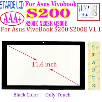 Atingeți pentru Asus VivoBook S200 S200E X202E Q200E Ecran Tactil Digitizer Sticla Senzorului Înlocuirea Panoului Negru
