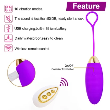Silicon Glont Vibrator Wireless De Control De La Distanță Vibratoare Ou Viginal Masaj Mingea G - Spot Stimulator Clitoris Vibratoare Sex