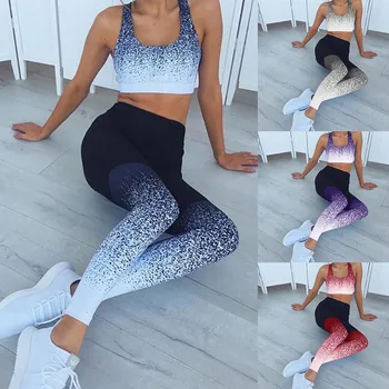 Yoga Pantaloni Talie Inalta Elastica Fitness de Funcționare Slim Pantaloni Sport jambiere Strânse Femei fără Sudură de Funcționare Dresuri Elastice Pantaloni Sport