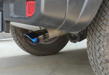 Masina din Spate Coada Tevi de Esapament pentru Jeep Compass 2017 2018 2019 2020 Auto Exterioare Accesorii Auto Styling din Oțel Inoxidabil de Argint