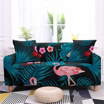 Flamingo Canapea Huse De Canapea Pentru Camera De Zi Universale De Întindere Se Referă La Mobilier Loveseat Canapea De Colt Huse Elastice Acoperă