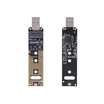 Portabil de Înaltă Performanță NVME la USB Adaptor M. 2 SSD de Tip pentru Un Card USB 3.1 Gen 2 Bridge Chip să-M2 SSD Cheie M