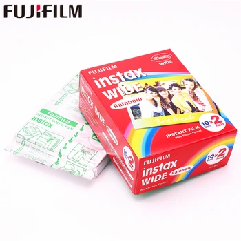 Autentic 40 de Foi Fujifilm Instax Wide culoare Curcubeu Film pentru Fuji hârtie Foto Instant Camera 300/200/210/100/500AF