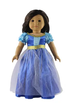 1 Set Rochie Papusa haine de 18 inch American girl Doll Manual Rochie de Printesa X05