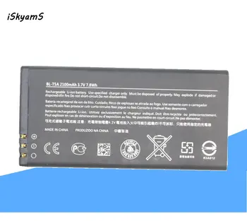 ISkyamS 1x 2100mAh Înlocuire Li-ion BL-T5A baterie pentru Nokia Lumia 550 bl-t5a 3.7 V