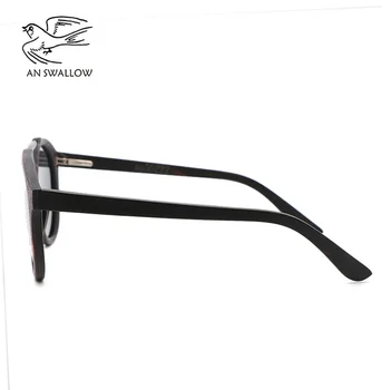 Moda Femei Bărbați ochelari de Soare de Brand Designer de Bambus ochelari de Soare ochelari de Soare din Lemn Multistrat Rece Lemn de Abanos Polarizat Lentile UV400