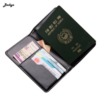 Ultra-subțire Pașaport de Călătorie Acoperă Cazul in care Cardul Femei Barbati din Piele PU de Călătorie Titularul Cardului de Credit, ID-ul de Călătorie Document Lung Portofel