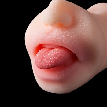De sex masculin Masturbator Simulează Vaginale Sex Oral Jucarii pentru Om Realist Gura Erotic Adult Produsului Silicon Aeronave Cupe Nr Vibrator