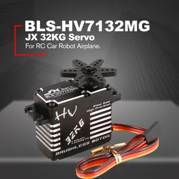 JX BLS-HV7132MG 32KG Metal Direcție Echipament Digital HV Servo fără Perii cu Înaltă Tensiune pentru Masina RC Robot de Avion Drone