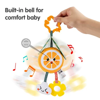 Baby Rattle Teether Cărucior pentru Copii pat de copil Agățat de Sunătoare Jucarii pentru Copii de 0-12 Luni brinquedo bebe de Craciun cadou de ziua погремуш