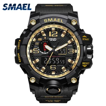 SMAEL Brand Impermeabil Bărbați Ceas Sport Dual Display Analog Digital cu LED-uri Electronice, Ceasuri de mână 2021 Vânzare Fierbinte Relogio Masculino