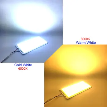 220x113mm 200W Super-Luminos Estompat 220V 12V Panou LED Lumină cu Controler Dimmer pentru Auto Lampa DIY Iluminat Exterior