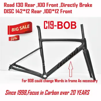 DC019/20 Road Fabrica 2019 NOU de carbon framest drum Sau frane pe disc 142x12 biciclete T800 BB86 cadre de carbon cadru de biciclete rutier