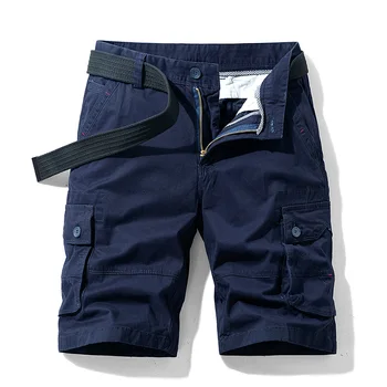 Luulla Bărbați De Vară 2020 Nou Casual Vintage Clasic, Buzunare Cargo Pantaloni Scurți Bărbați Uza De Moda Diagonal De Bumbac Camuflaj Pantaloni Scurți Pentru Bărbați