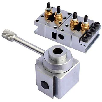 Oțel Mini Strung Post Holder Kit Schimbare Rapidă Instrument Plictisitor Lama De Cotitură Confruntă Titularul Set Instrument De Schimbare