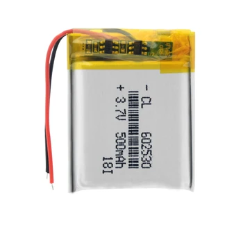 1Pieces Litiu-Ion Polimer 602530 Baterie 3.7 v 500mAh Baterie Litiu Pentru MP4 MP5 GPS PSP Ceas Inteligent de Conducere Recorder