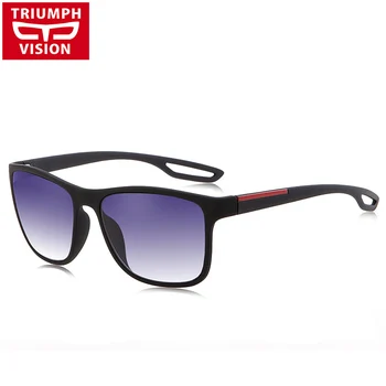TRIUMFUL VIZIUNE Pătrat Negru Ochelari de Soare Pentru Barbati Gradient UV400 ochelari de Soare de sex Masculin Designer de Brand de Înaltă Calitate Oculos Nuante