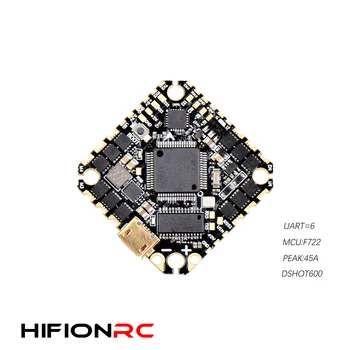 25.5 mm HIFIONRC F7 25A 45A AIO Zbor Controller MPU6000 F722 BLHELI_S pentru FPV Racing Freestyle Cinewhoop Conducte Drone DIY Piese