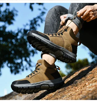 Armata Luptă Cizme Cizme Militare Oameni Drumeții Pantofi Confortabil Tactice De Antrenament În Deșert Dimensiune 39-48 Cald Anti-Alunecare Pantofi Trekking