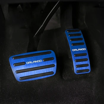 Masina de acoperire pedala de Accelerație pedala de frână Capac din Aluminiu tampoane Interne Refit Pentru Chevrolet Orlando 2018 2019 2020 Accesorii
