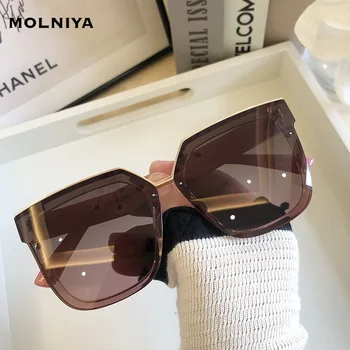 Mare Cadru Pătrat ochelari de Soare pentru Femei Brand Designer de Înaltă Calitate Lumină Polarizată Ochelari de Soare, Vacanta, Ochelari de vedere Unisex UV400