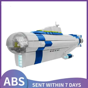 MOC technic Subnautica Cyclops Submarin Model de Simulare Blocuri Diy Cărămizi Jucării modular Constructor Pentru copii jucarii