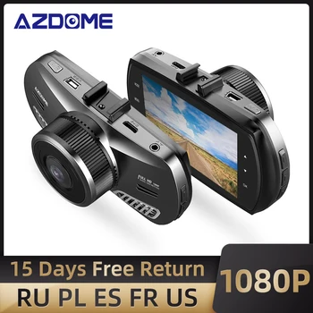 AZDOME M11 3 inch 2.5 D Ecran IPS Dash Cam Full HD1080P Camera Auto DVR Viziune de Noapte 24H Parcare Monitor Dashcam GPS