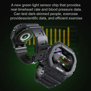 LOKMAT Ocean Ceas Inteligent Bărbați Fitness Tracker Tensiunii Arteriale Mesaj Împinge Monitor de Ritm Cardiac Ceas Smartwatch Femei Pentru Android