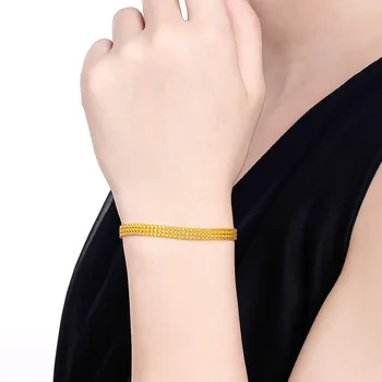 24K Aur Pur Bratara Real 999 Brățară de Aur Masiv de Lux Fluture Frumos, Romantic Trendy Bijuterii Clasice Fierbinte Vinde Nou 2020