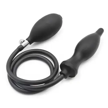 Thierry de Silicon Gonflabil Anal Plug Expandable Butt Plug Cu Pompa de Produse pentru Adulți Jucarii Sexuale pentru Femei Barbati Dilatator Anal