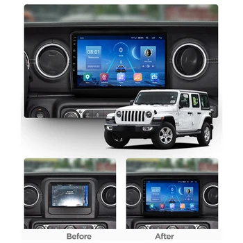 Radio auto Pentru Jeep Wrangler 4 JL 2018 2019 Nu 2din 2 Din Dvd-ul Android 9.0 Carplay 360 Camera cu Canbus Multimedia Player Video