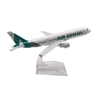 1/400 Aeronave Aer Seul A320 Coreea de 16cm Aliaj Model de Avion Jucării Decor Copii Copii Cadou de Colectie