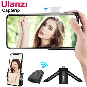 Ulanzi CapGrip Wireless Bluetooth Smartphone Selfie Rapel Mâner Telefon Stabilizator Suport Stativ De Eliberare A Declanșatorului 1/4 Șurub