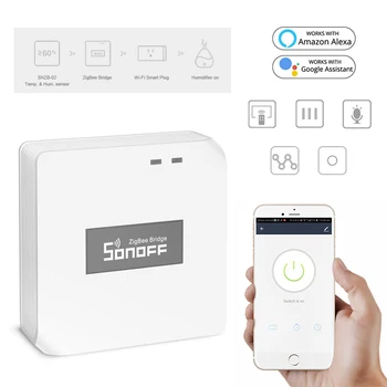 SONOFF ZigBee Pod/Comutator Wireless/Temperatura, Senzor de Umiditate/Senzor de Miscare/Wireless Usa Senzor de Geam/Pentru Alexa de Start Google