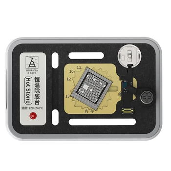 De Încălzire cu Temperatură constantă Platforma pentru iPhone 7-11Pro Max NAND PROCESOR A10-A13 Amprenta Chip de Încălzire Stație de Lipici de Îndepărtare