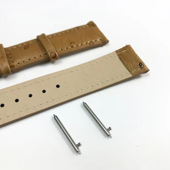 Formulat Autentic Retro din Piele Ceas Curea 18mm 20mm 22mm Model de Struț Watchband Cu Eliberare Rapidă de Primăvară bar#C