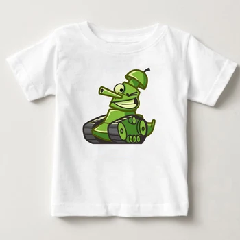 Copilul Topuri Copii Vesta Baieti de Vara Tricouri Fete Tancuri 2020 Moda Tipărite Copilul Tees T-Shirt Îmbrăcăminte băiat tancuri tricou