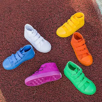 2021 Toamna Pentru Copii Pantofi Casual Baieti Fete Pantofi Sport Respirabil Denim Adidasi Copii Panza Pantofi Pentru Copii Cizme De Culoare Solidă